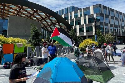 تصرف مقر «مایکروسافت» به‌دست حامیان فلسطین - اکونیوز