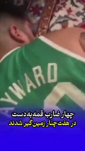 ضاربان قمه به دست در هفت چنار زمین گیر شدند