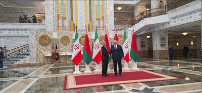 استقبال رسمی رئیس جمهور بلاروس از پزشکیان