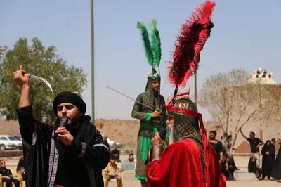 حضور هنرمندان ده‌زیار کرمان در سوگواره ملی تعزیه بوشهر