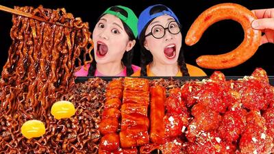 چالش خوردن خوراکی و غذاهای تند و موکبانگ