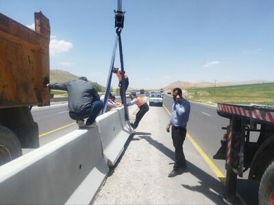 رفع نقطه حادثه‌خیز گردنه گوشنگلی