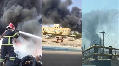 هشت ویدیو از آتش‌سوزی بزرگ تبریز!