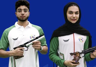 تیراندازی قهرمانی آسیا| مدال نقره برای تیم تپانچه 10 متر میکس نوجوانان - تسنیم