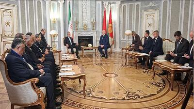 پزشکیان: ایران و بلاروس باور دارند که می‌توانند با همکاری هم بر تحریم‌ها غلبه کنند