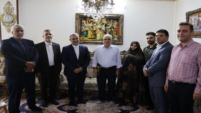 دیدار مسئولان بهارستان با دو تن از آزادگان در سالروز بازگشت آزادگان به میهن اسلامی