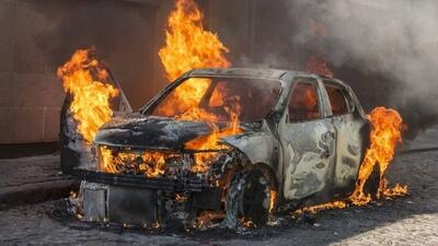 تصادف مرگبار سوخت‌بر با پژو؛ ۹ نفر در آتش سوختند (فیلم)