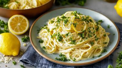 طرز تهیه پاستا لیمویی؛ خوشمزه و ساده