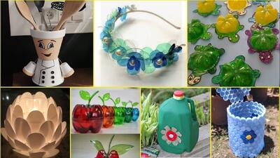 ایده های خلاقانه برای بازیافت بطری های پلاستیکی / چگونه با بطری های فوق العاده کاردستی بسازیم!