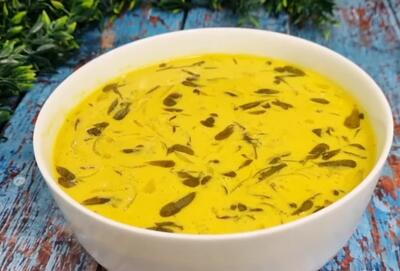 طرز تهیه خرفه قروت خوشمزه / دستور تهیه غذای ساده و بدون گوشت