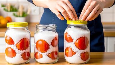 روش طبیعی برای نگهداری از گوجه بدون یخچال / تا سال ها گوجه تازه میماند