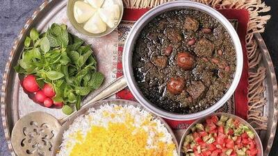 ترکیبات سبزی قورمه خوش عطر در شهرهای مختلف ایران