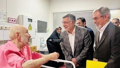 عیادت دکتر ظفرقندی از سید محمد خاتمی/ عکس