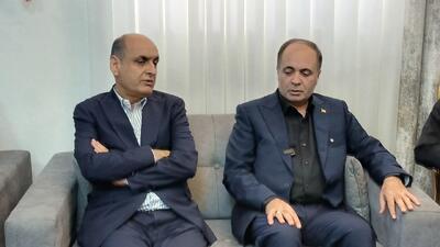 دیدار وزیر جهاد کشاورزی با خانواده شهید بشارتی در انزلی