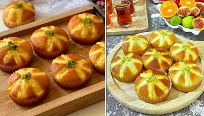 طرز تهیه کاپ کیک کرم دار / یه شیرینی خوشمزه و مجلسی با دستور پخت آسان
