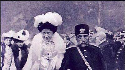 مظفرالدین‌شاه قاجار در ۱۴ سالگی
