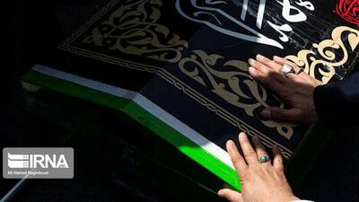 پیکر پدر شهیدان محسن‌پور در بابلسر تشییع شد