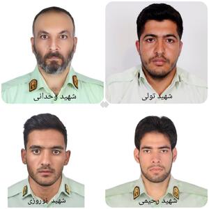 عکس/ چهره ۴ شهید حمله تروریستی ایرانشهر | اقتصاد24