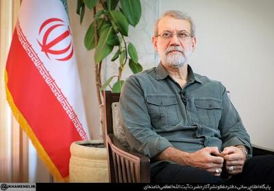 لاریجانی: ایرانی‌ها «تسلیم‌بشو» نیستند/ توصیه‌ من همیشه این است که ایران هیچ وقت دیپلماسی را ترک نکند/ اینکه فکر بشود مثلاً حزب‌الله یا نیروهای مقاومت سربار ما هستند، یک اشتباه راهبردی است/ توافق ارمنستان آذربایجان می تواند برای ایران تهدید نباشد