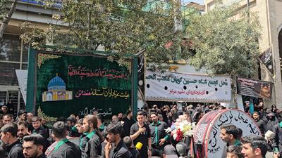 عزاداران از سراسر ایران در جوار حرم امام رضا (ع)