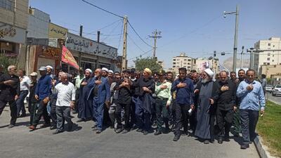 دسته‌روی ایلامی‌ها در روز رحلت پیامبر نور و رحمت و شهادت امام حسن (ع)