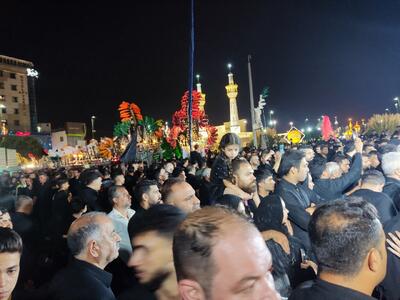 عزاداری زائران رضوی در آستانه شهادت امام رضا(ع)