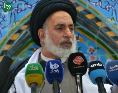 حمایت قاطع امام جمعه نجف اشرف از الحشد الشعبی؛ انحلال الحشد الشعبی به معنای «قطع دست کوبنده عراق» است