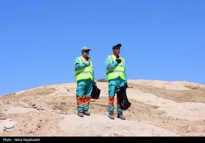 پاکسازی محورهای ورودی مشهد برای استقبال از زائران پیاده- عکس استانها تسنیم | Tasnim