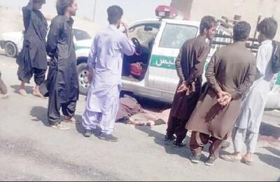 حمله تروریستی به دو خودرو گشت انتظامی در ایرانشهر