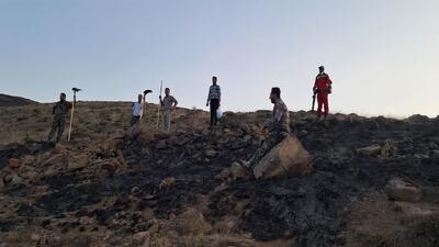 آتش در ۱۰۴ هکتار از مراتع طارم سفلی قزوین/ مسئول منابع طبیعی آسیب دید