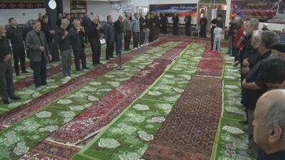 مراسم عزاداری به مناسبت رحلت رسول اکرم در بستان آباد