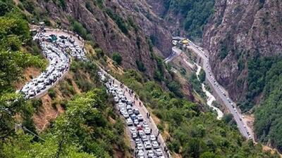 دوطرفه شدن جاده چالوس از ساعت ۱۹؛ هشدار پلیس راه به مسافران