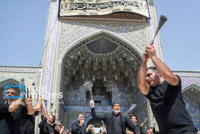عکس/ ​​​​​​​عزاداری ۲۸ صفر در حرم امام رضا (ع)