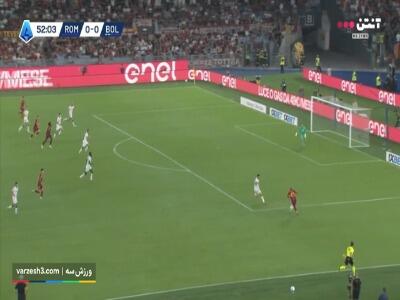گل اول رم به بولونیا توسط لیما