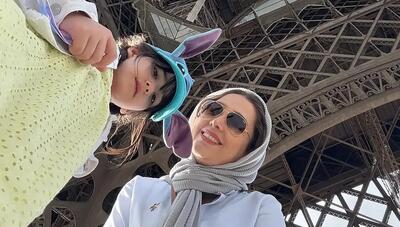 سارا روستاپور، مجری تلویزیون، در پایتخت فرانسه (عکس)