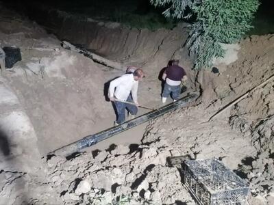 بی احتیاطی یک کشاورز، و قطعی گاز پنج روستای دزفول(خوزستان)