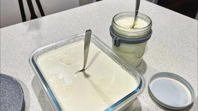 طرز تهیه ماست سفت قالبی / راز ترش نشدن نشدن ماست خانگی