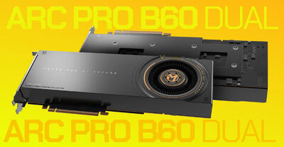 کارت گرافیک MaxSun Arc Pro B60 Dual Turbo با دو پردازنده گرافیکی لیست شد