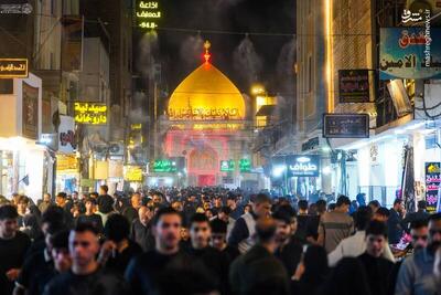 عکس/ عزاداری شام ۲۸ صفر در نجف اشرف