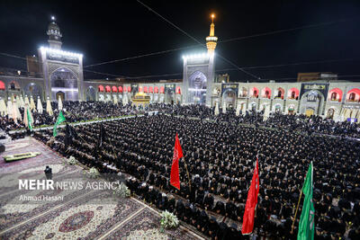 مراسم شام غریبان شهادت امام رضا (ع) یکشنبه ۲ شهریور برگزار می‌شود