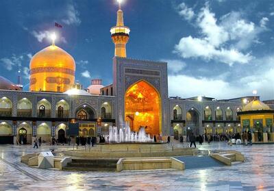 اجرای آئین   سقایی   همدانی‌ها در حرم مطهر امام رضا(ع) - تسنیم