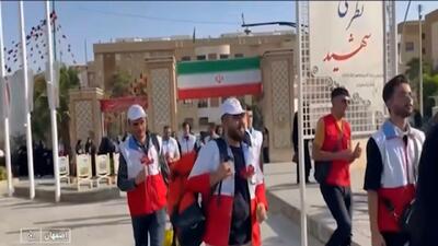 اعزام جمعی از جوانان برای خدمت رسانی به زائران در مشهد + فیلم