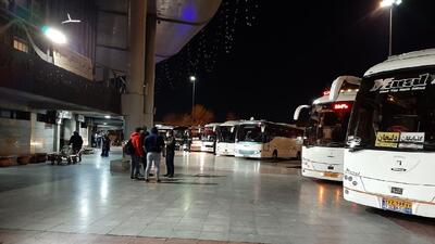 ورود روزانه ۱۸۰۰ اتوبوس به مشهد برای بازگشت زائران