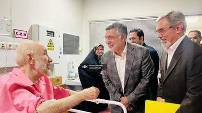 عیادت وزیر بهداشت از سید محمد خاتمی