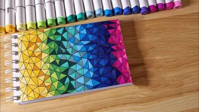 ایده ساده نقاشی به سبک Zendoodle برای مبتدیان!