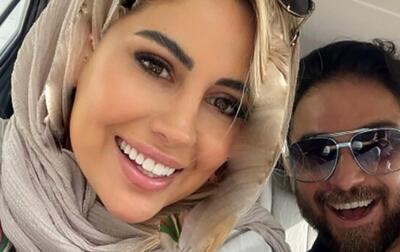 عکس عجیبی که قبل از طلاق از بابک جهانبخش و زنش منتشر شد