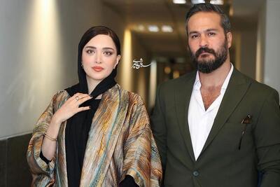 بهنوش طباطبایی و میلاد کی مرام در پشت صحنه سریال سووشون