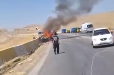فیلم/ تصادف خونین در کرمانشاه