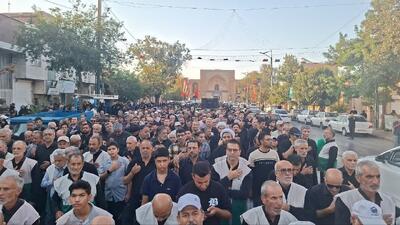 دل‌های قزوینی در مسیر عشق رضوی؛ دسته عزاداری امام رضا(ع) در قزوین