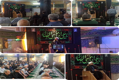 برگزاری مراسم سوگواری شهادت امام رضا (ع) در لارستان
